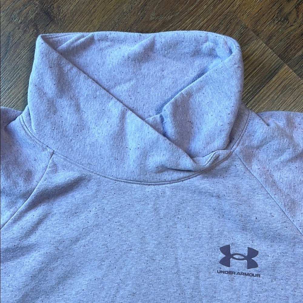 Under Armour Lavender Cowl Neck Sweatshirt - Picture 2 of 10
